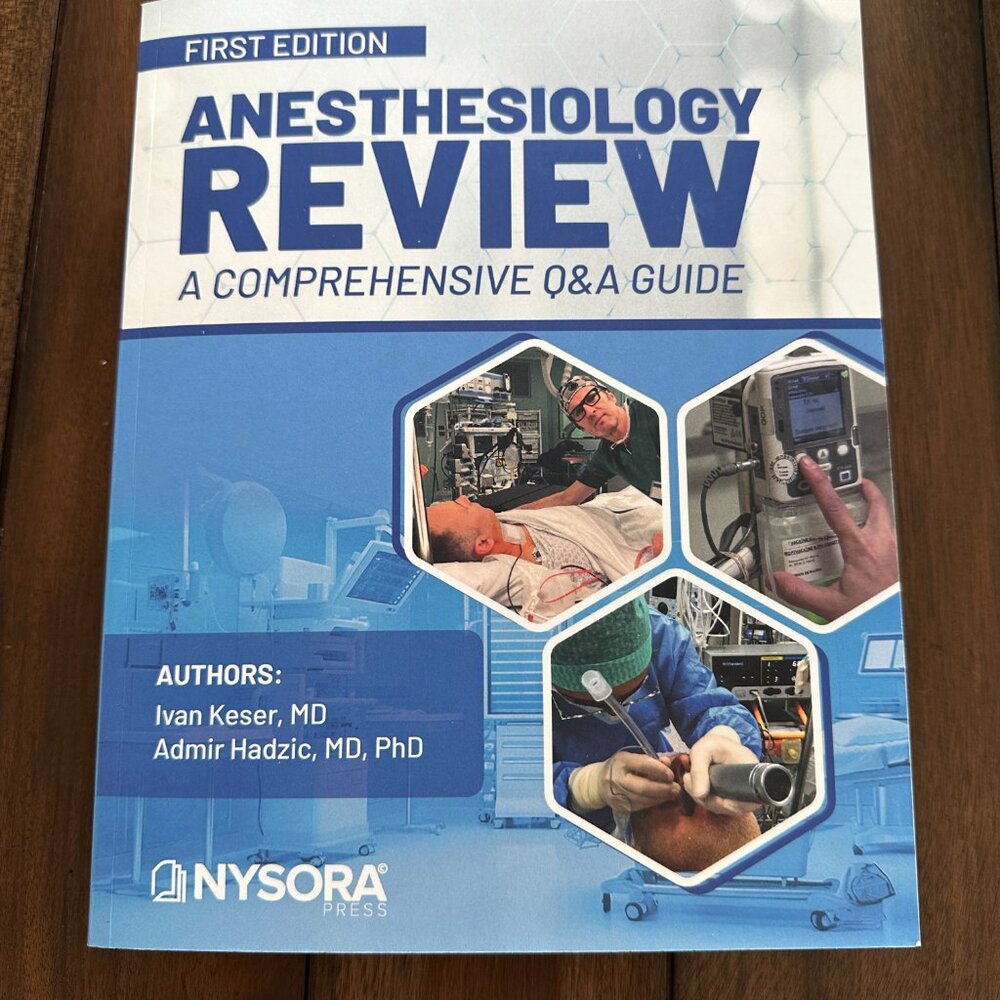Anesthesiology review a comprehensive Q&A guide, 1st ed. Brand new, never used
